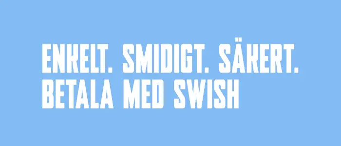 Enkla, smidiga och säkra betalningar på casino med Swish
